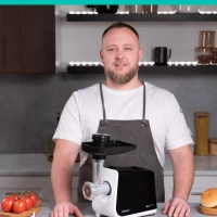 Мясорубка электрическая с насадками и овощерезкой T-MG45M01