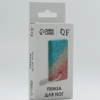 Пемза для педикюра, с подвесом, 8.5&times;4.5 см, разноцветная