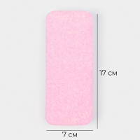 Салфетка многослойная для уборки из микрофибры MicroPVA, 17&times;7 см, 12 слоев