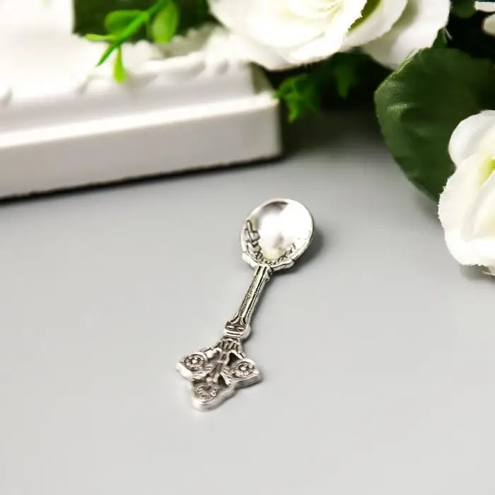 Сувенир кошельковый металл "Ложечка королевская" 5,9х1,4 см