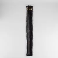 Молния металлическая, №3, неразъёмная, замок автомат, 60 см, тёмно-синяя