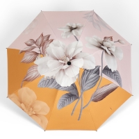 Зонт механический &laquo;Весна&raquo;, 4 сложения, 8 спиц, R = 49 см, цвет МИКС