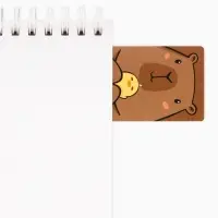 Закладки для книг картонные 5 шт., шпаргалки &laquo;Капибара&raquo;