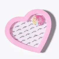 Кольцо детское Выбражулька &laquo;Как у мамы&raquo;, кристалл 4 мм, белое в серебре, безразмерное