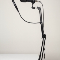 Микрофон конденсаторный Music Life черный: кабель, ветрозащита, стойка