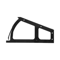 Механизм для обувницы полок CAPPIO, 1 ярус, до 13 мм, пластик, черный