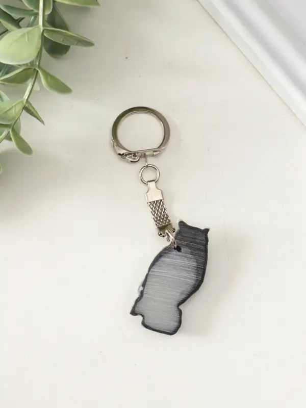 Брелок "Филин (барельеф)" 4,2 см