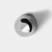 Насадка кондитерская KONFINETTA &laquo;Лепесток розы&raquo;, d=2.5 см, выход d=1.5 см, нержавеющая сталь