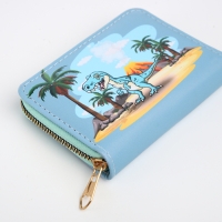 Кошелёк детский на молнии &laquo;Выбражулька&raquo;, цвет голубой