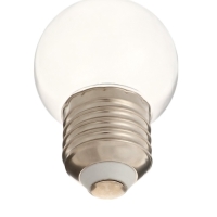 Лампа светодиодная, G45, Е27, 1.5 Вт, для белт-лайта, прозрачная, белая, набор 10 шт