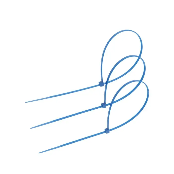 Хомут нейлоновый для стяжки, ТУНДРА, 3.6&times;250 мм, синий, 25 шт.