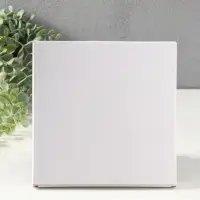 Фоторамка металл на 1 фото 18х18 см "Классик" чёрная 1,5х18,4х18,4 см