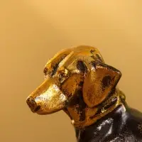 Сувенир интерьерный "Такса" 22х7х14 см, алюминий