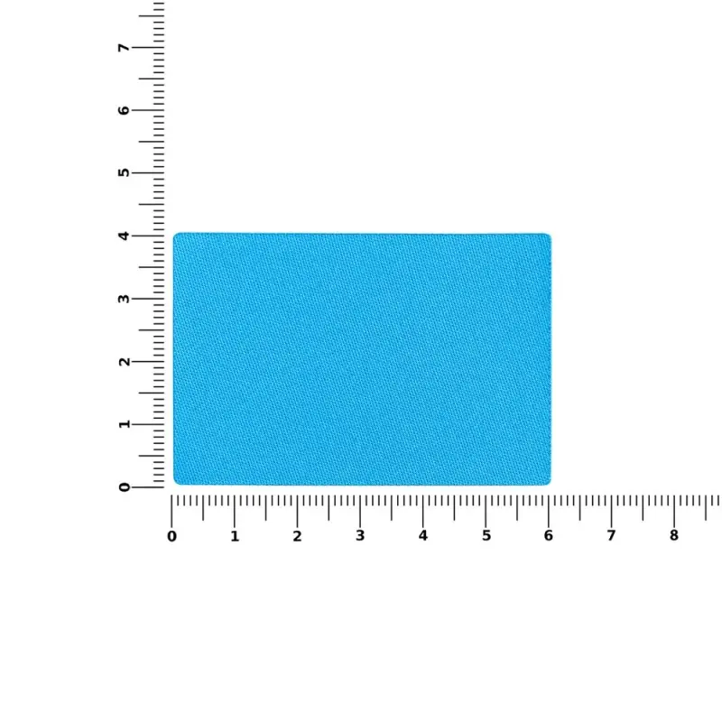 Наклейка тканевая Lunga, L, голубая