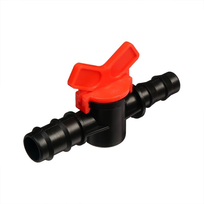 Клапан регулирующий, для шланга 1/2" (12 мм) &ndash; 3/4" (19 мм), пластик, Greengo