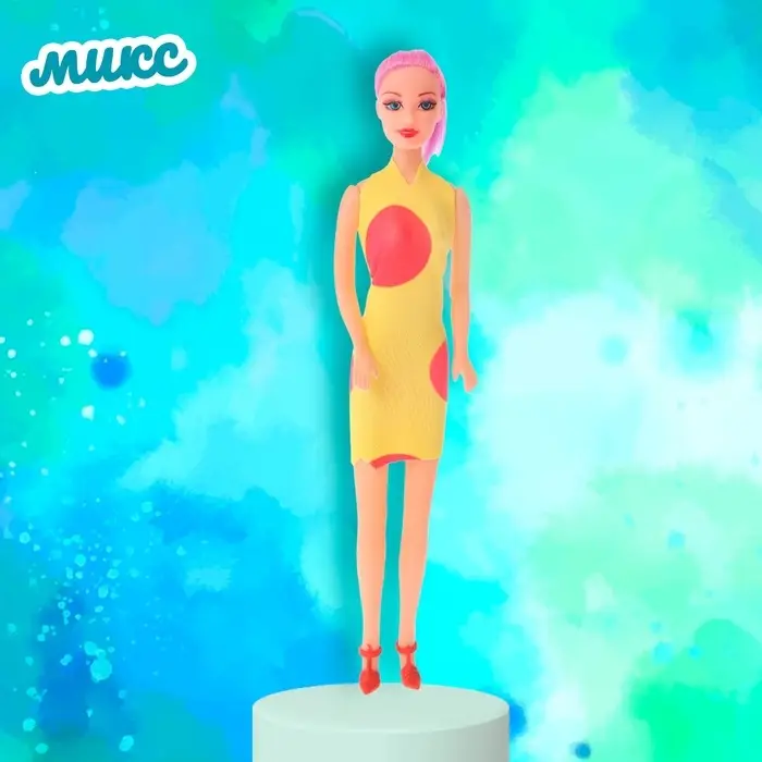 Кукла-модель &laquo;Оленька&raquo; в вечернем платье, МИКС