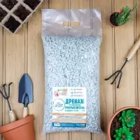 Дренаж и разрыхлитель из пеностекла &laquo;Рецепты Дедушки Никиты&raquo; фр 5-10 мм, 5 л