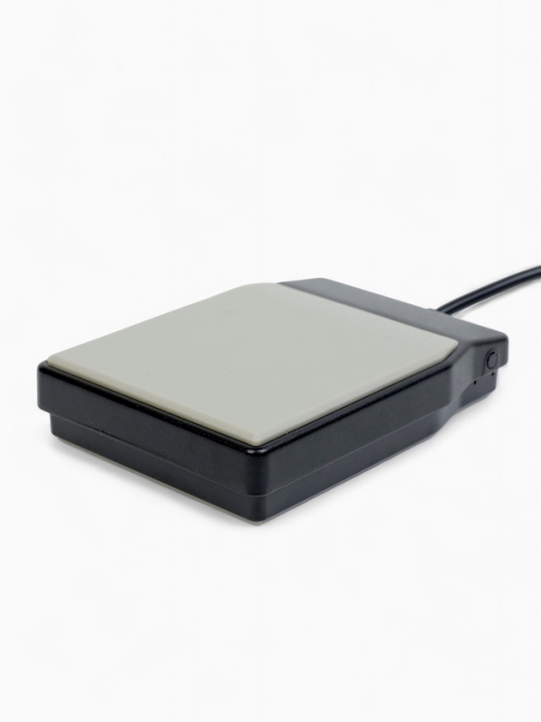 Педаль сустейна Music Life SP20 для цифрового пианино, серая, 10 х 7,5 см