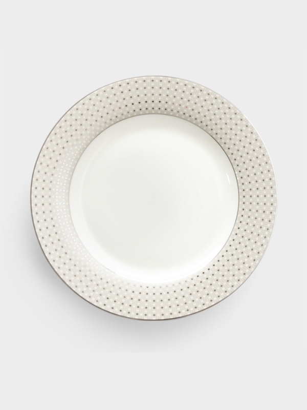 Тарелки WY Eternal, d=20.5 см, набор 2 шт., фарфор, белые