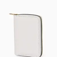 Кошелек жен 07-01-01 Июнь2526, 13*2*9 см, 2 отд+отд/молн, д/карт, белый