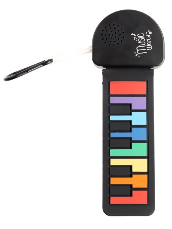 Музыкальное пианино, с сенсорным нажатием и карабином