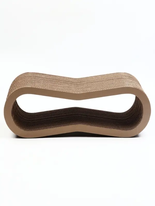 Когтеточка-лежанка картон "Зверьё Моё" ВОСЬМЕРКА 59 х 21 х 22 см