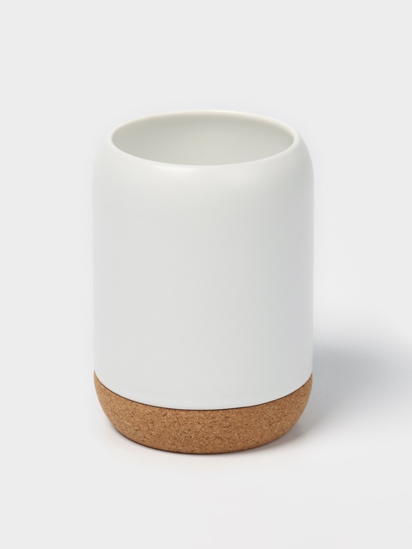 Набор для ванной "Пробка" 3 предмета (дозатор для мыла, стакан, мыльница)