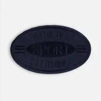 Термоаппликация SPORT, 4.8&times;8 см, тёмно-синяя