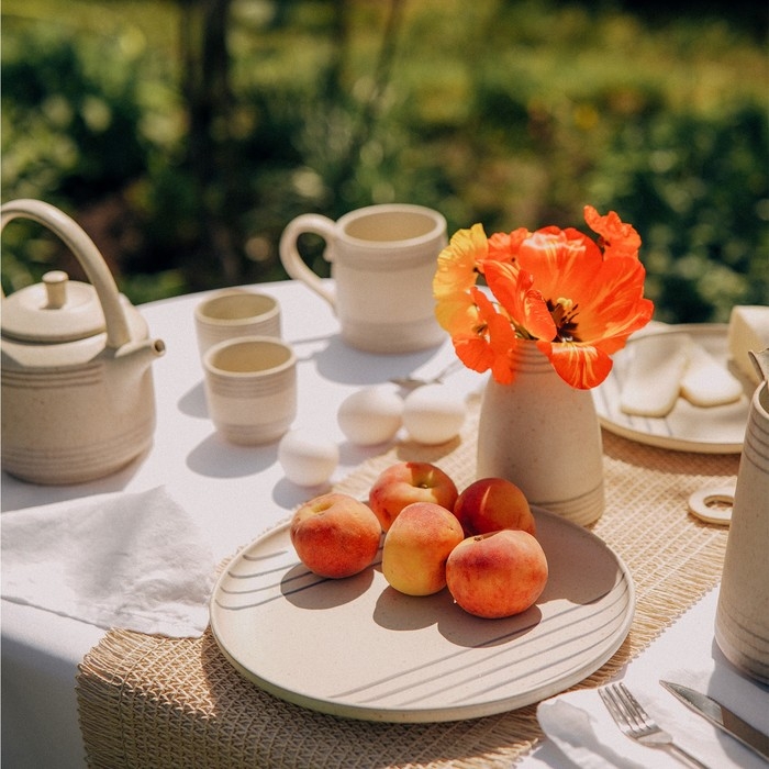 Тарелка керамическая SL Home &laquo;Райяс&raquo;, d=27 см, цвет бежевый