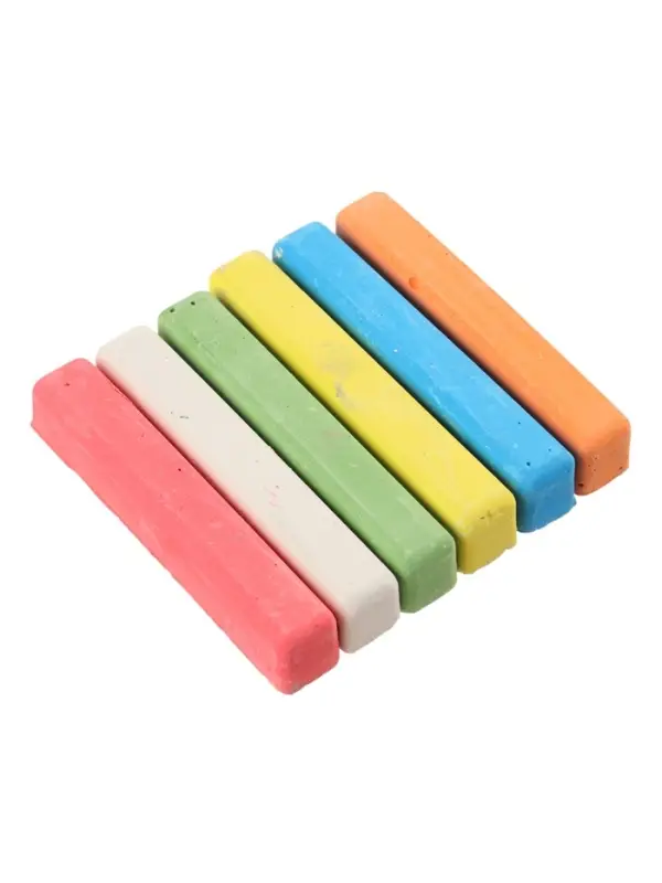 Мел цветной &laquo;Kuromi&raquo;,6 шт., квадратное сечение 1 &times; 1см