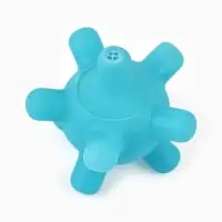 Игрушка пищащая "Мячик, шипы", 5 см, голубая