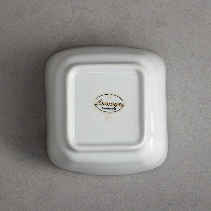 Соусник квадратный &laquo;Волна&raquo;, 250 мл, фарфор, Иран