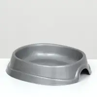 Миска №1 "Нулевка" 200 мл, 13,5 х 12,5 х 3 см, серебро