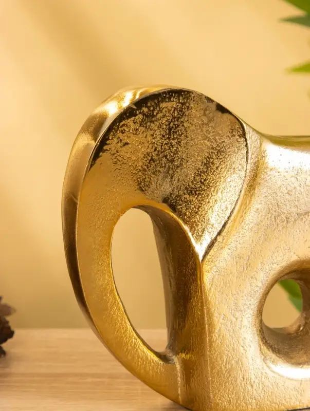 Сувенир интерьерный "Слон" 16х5х14 см, алюминий