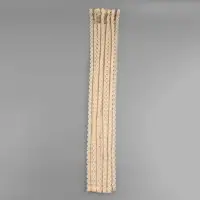 Молния металлическая, №3, неразъёмная, замок автомат, 60 см, бежевая