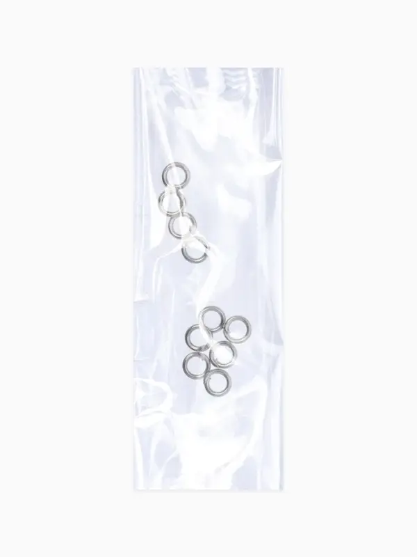 Набор для создания украшений "База" тросик, кримпы, шапочка, протектор, кольца, 61 пред, цв серебро