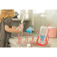 Сушилка для детских бутылочек, цвет розовый