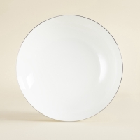 Тарелки глубокие SL Home &laquo;Каскарон&raquo;, 700 мл, d=20 см, набор 2 шт, костяной фарфор, белые