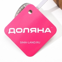 Ситечко для чая Доляна &laquo;Сердце&raquo;, 14,5&times;4 см, цвет серебристый