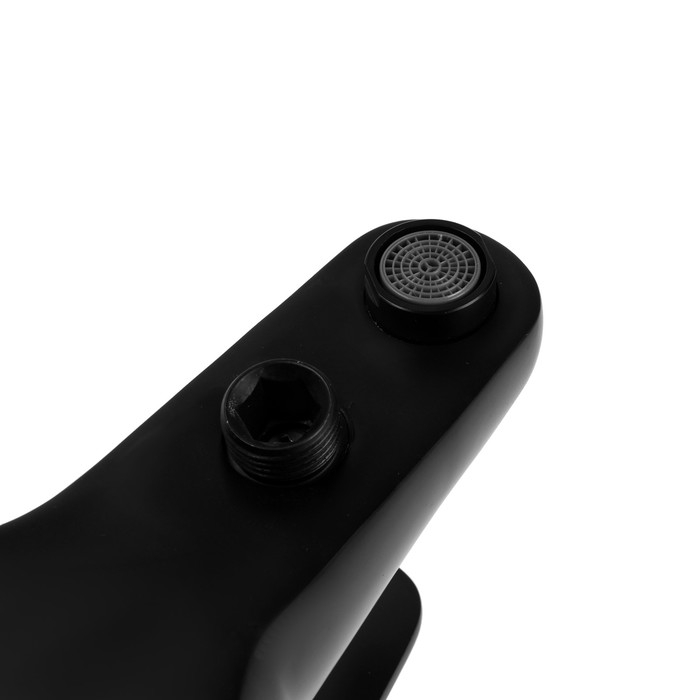 Смеситель для ванны ZEIN Z3835, однорычажный, душевой набор, черный