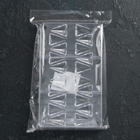 Форма для конфет и шоколада &laquo;Малый конус&raquo;, 20&times;12&times;2,5 см, 20 ячеек 2&times;3&times;1 см, цвет прозрачный