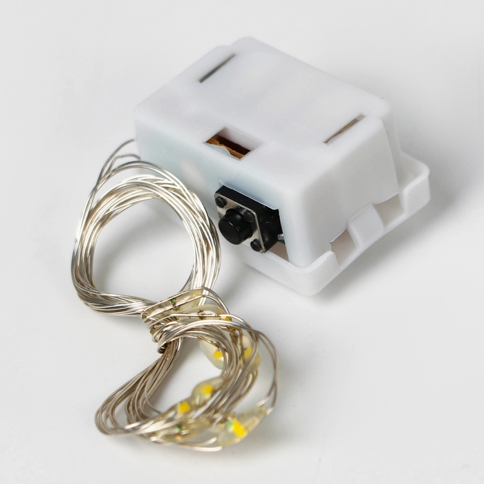 Картина по номерам с подрамником и гирляндой &laquo;Замок&raquo;, 30 х 40 см