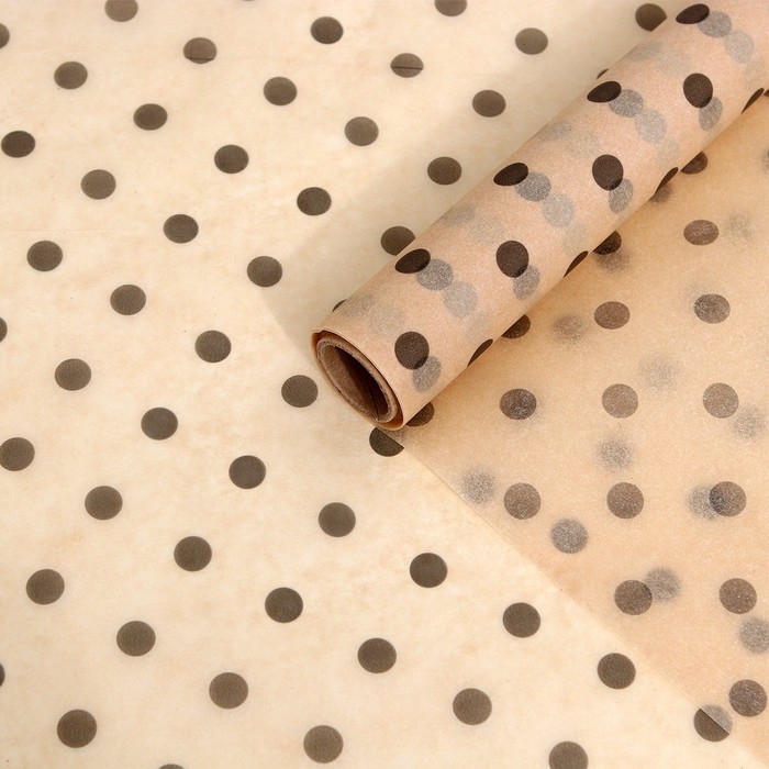 Подпергамент силиконизированный "Горох", 0,38 х 5 м