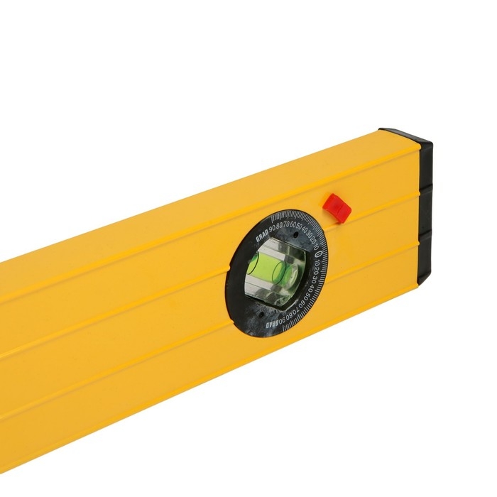 Уровень алюминиевый магнитный ТУНДРА, эргономичные ручки, 3 глазка, 800 мм