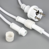 Гирлянда &laquo;Ретро белт-лайт&raquo; со свесами 10 и 20 см, 10 м, IP54, УМС, 2W, белая нить, шаг 50 см, Е27 (без ламп), 220 В