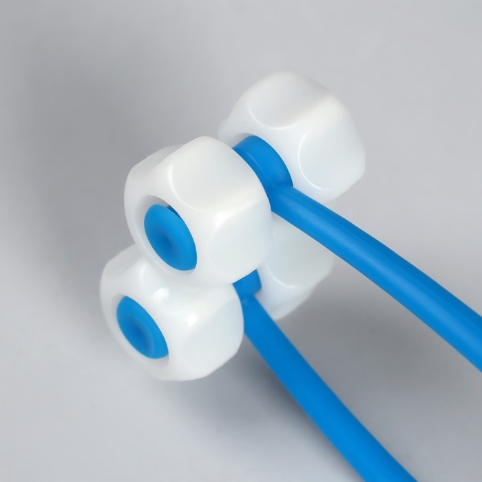 Массажёр для лица, 25 &times; 4,5 см, 4 ролика, цвет МИКС