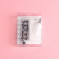 Набор кондитерский Доляна &laquo;Помощник&raquo;, 13 предметов: 12 насадок d=1,8 см, мешок 23 см, насадки МИКС