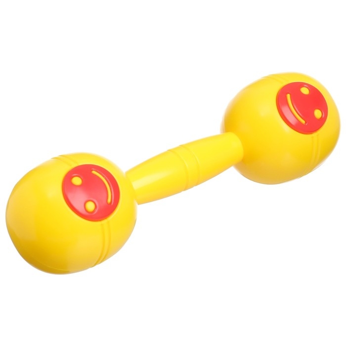 Погремушка &laquo;Перкуссия&raquo;, шейкер, цвет желтый/красный, Крошка Я