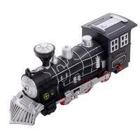 Железная дорога &laquo;Винтаж&raquo;, 2 состава в комплекте, свет и звук, работает от батареек