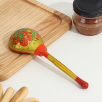 Ложка деревянная &laquo;Традиционная&raquo;, полубаская, 19&times;6 см, МИКС